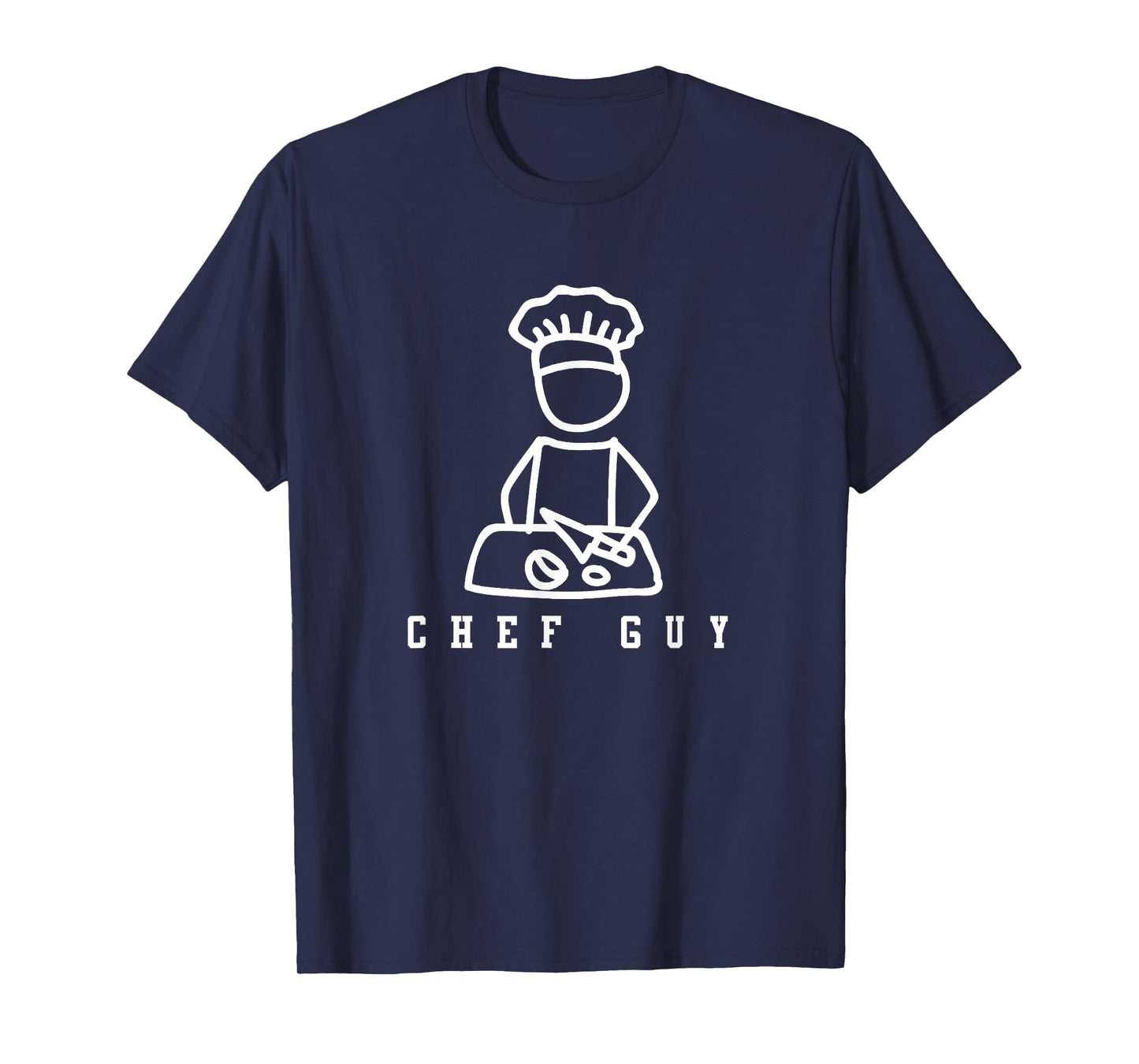 Chef Guy | Mens Chef Design Cooking T-Shirt