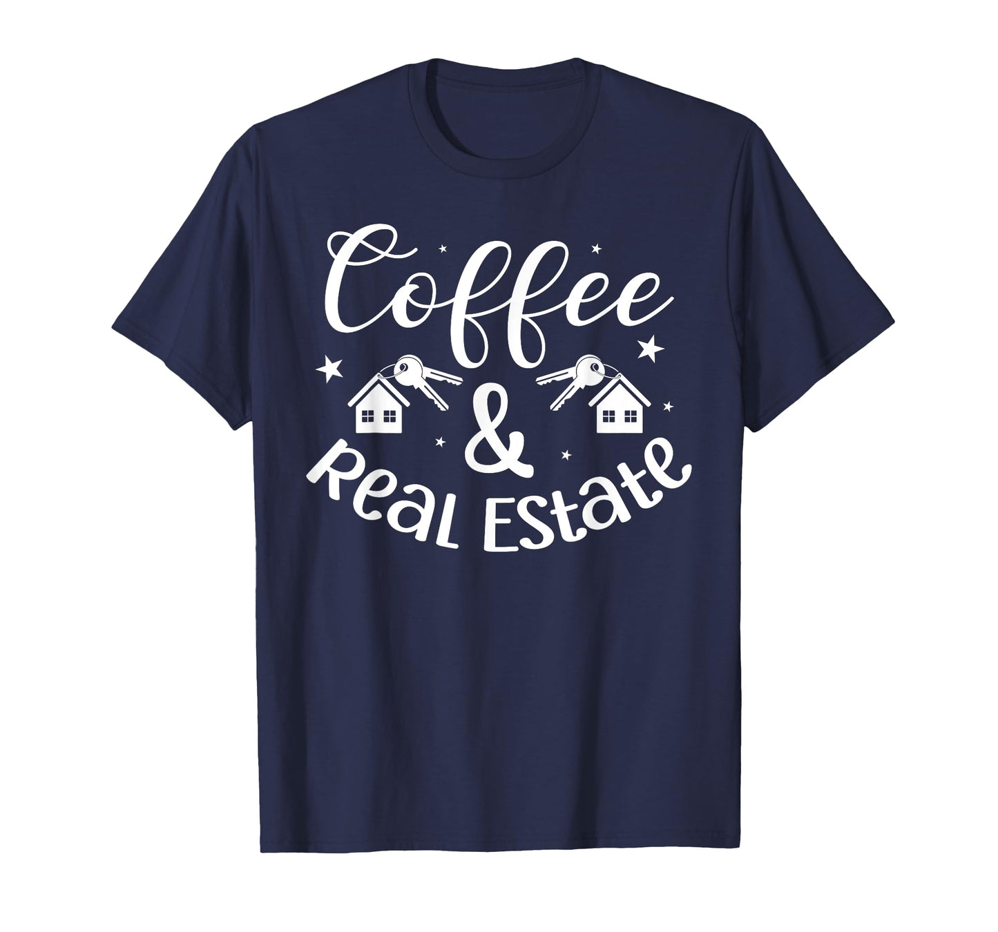 Coffee and Real Estate Investor Real Estate Agent Realtor T-Shirt