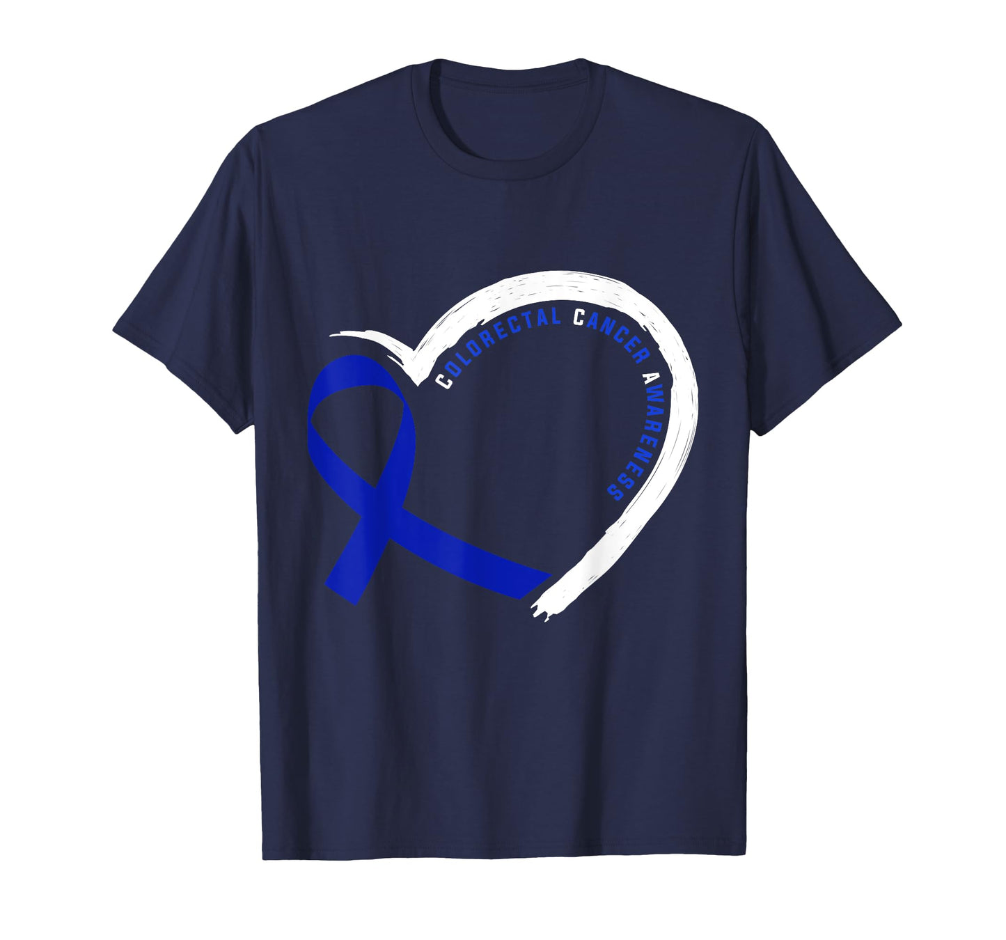 Colorectal Cancer Awareness Gift Idea Unisex-Adults Cancer Awareness T-Shirt Black Small Classic Fit Short Sleeve Crew Neck T-Shirt