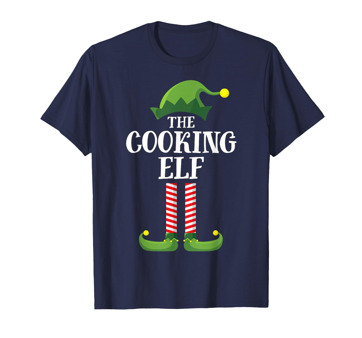 Cooking Elf Matching Family Group Christmas Party Pyjamas T-Shirt