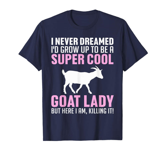 Cool Goats For Women Girls Goat Whisperer Pygmy Goat Animal T-Shirt