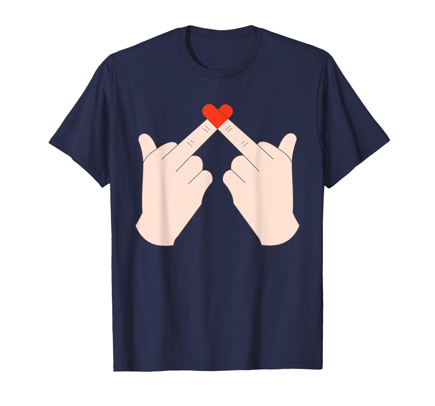 Middle finger with heart funny saying T-Shirt