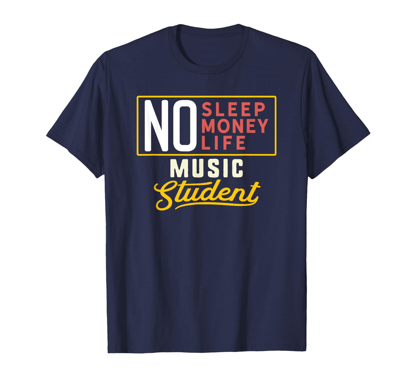 Funny Music Major Student Shirt Graduation Gift College T-Shirt