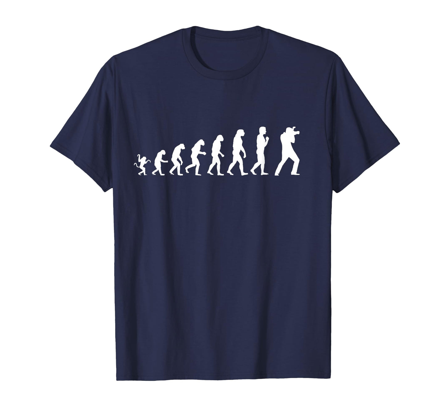 Funny Photography Evolution T-Shirt For Photographers T-Shirt