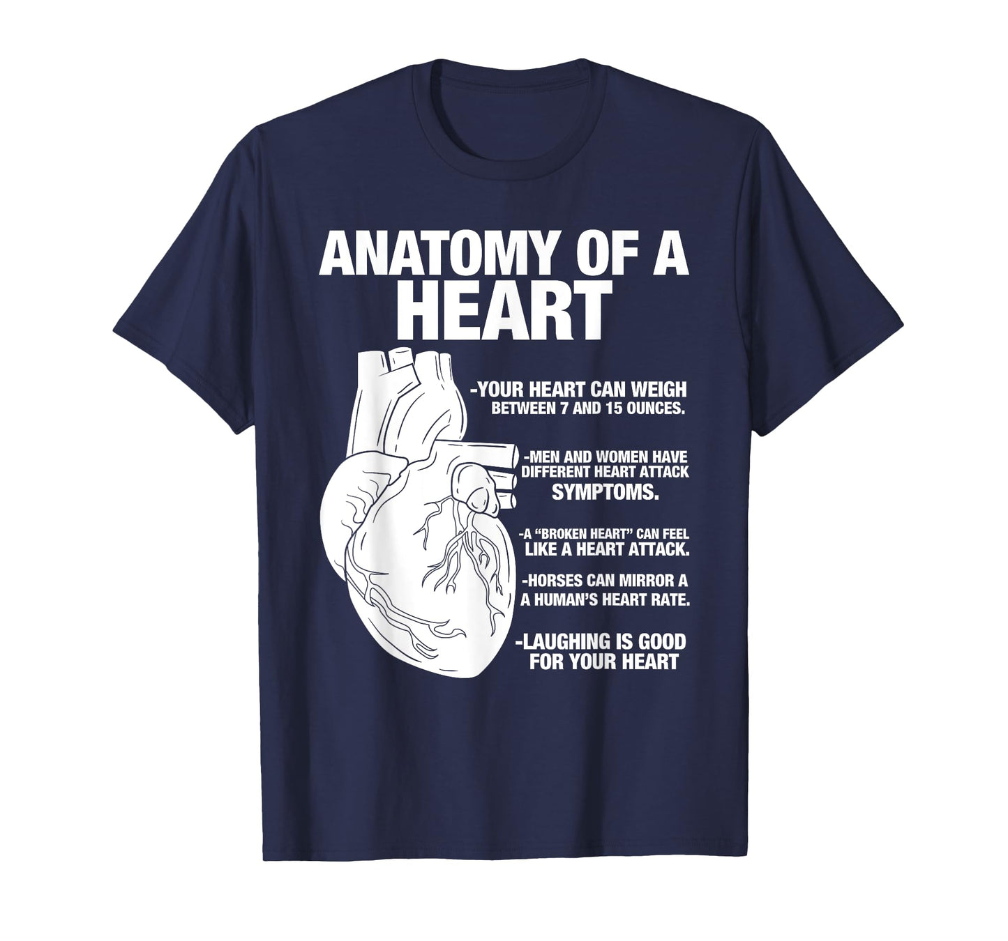 Anatomical Heart - Cool Cardiologist Design T-Shirt