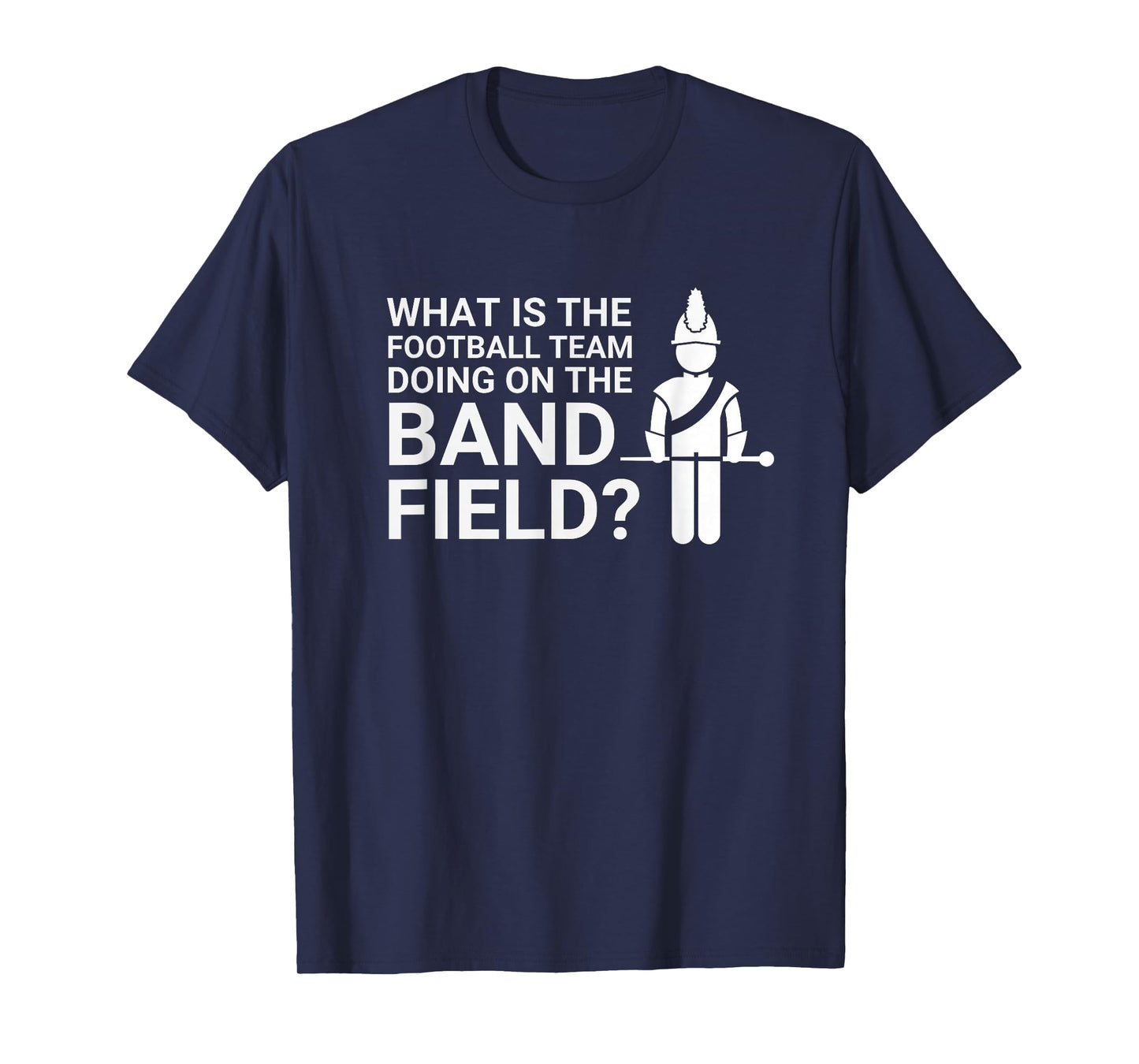 Funny Marching Band Field Funny Clarinet Tuba Drum Major T-Shirt