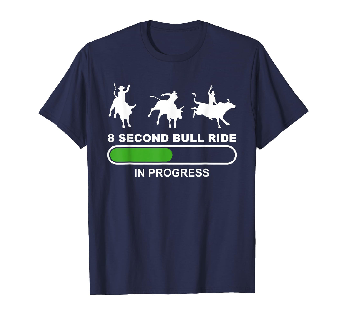 8 Seconds Bull Riding Rodeo Bull Rider T-Shirt