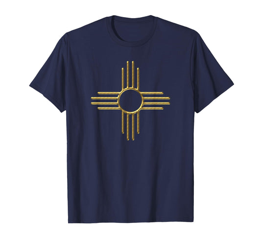 Zia Symbol New Mexico State Flag Banner Sun First Nation T-Shirt