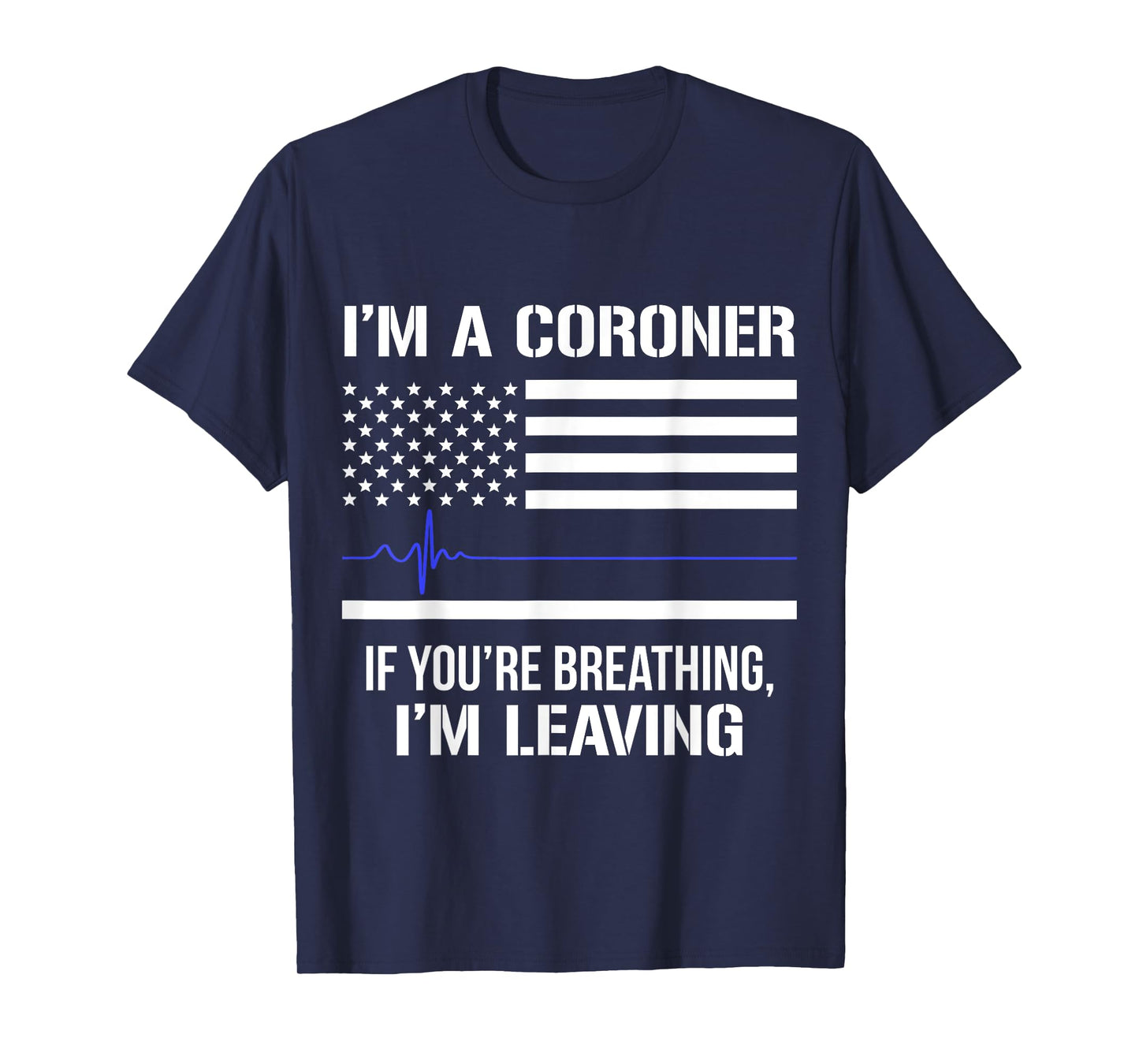 Coroner Medical Examiner Breathing Investigator T Shirt T-Shirt