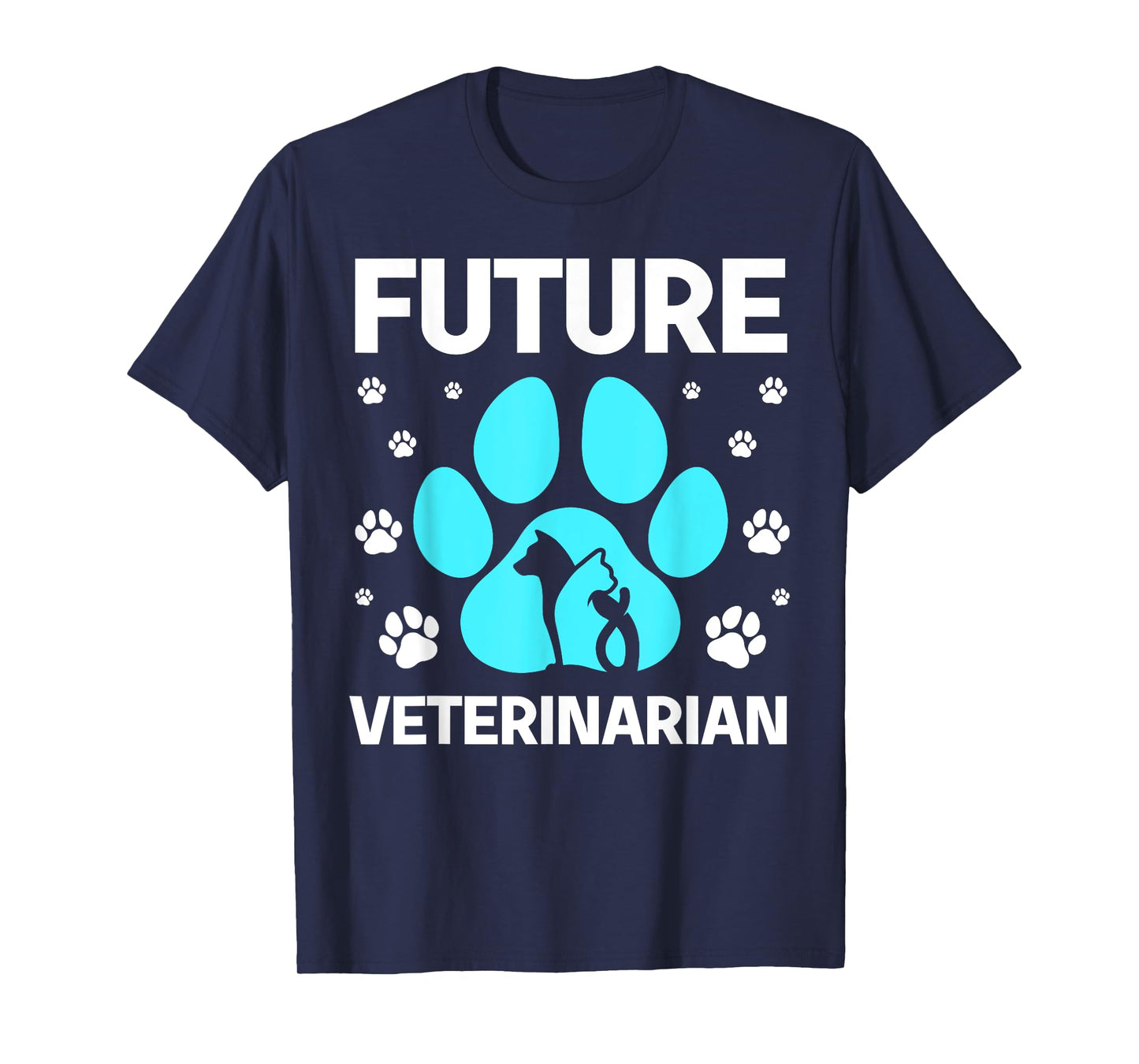 Cool Future Veterinarian Art For Men Women Kids Veterinary T-Shirt