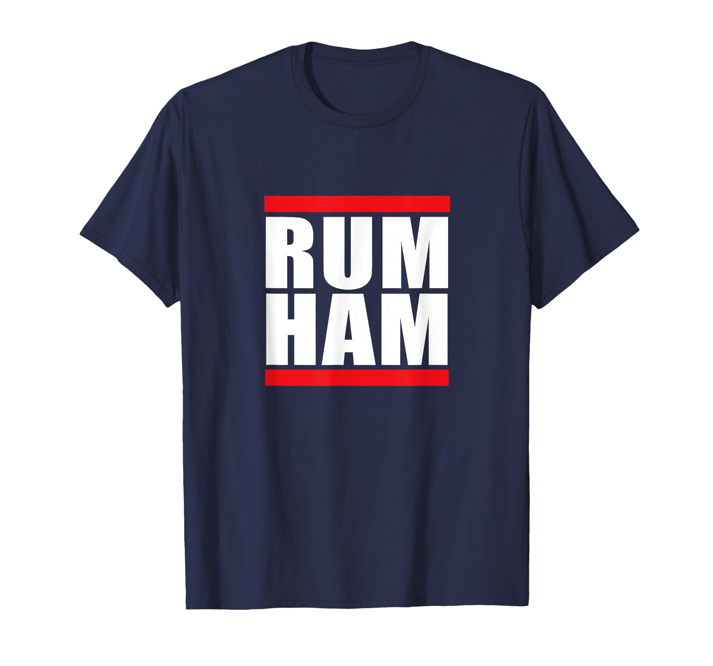 Unique T-Shirts womens T-shirt Rum Ham T Shirt, Blue, Small US