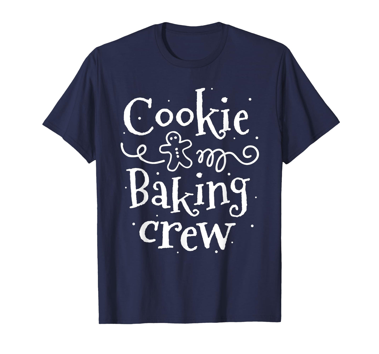 Cookie Baking Crew Christmas T-Shirt Family Kid Gingerbread T-Shirt