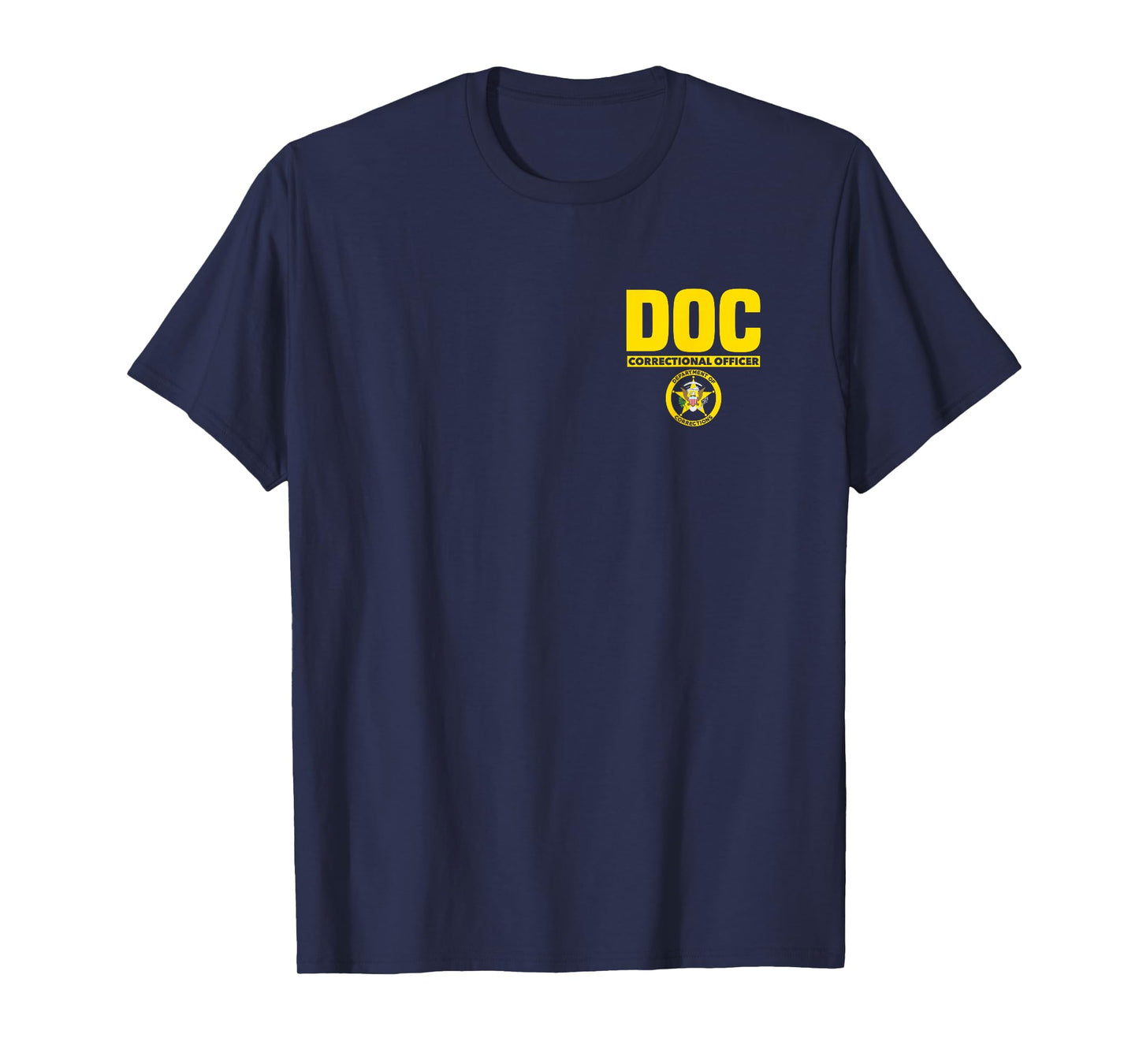 Correctional Prison Officer Thin Gray Line Flag Duty T-Shirt