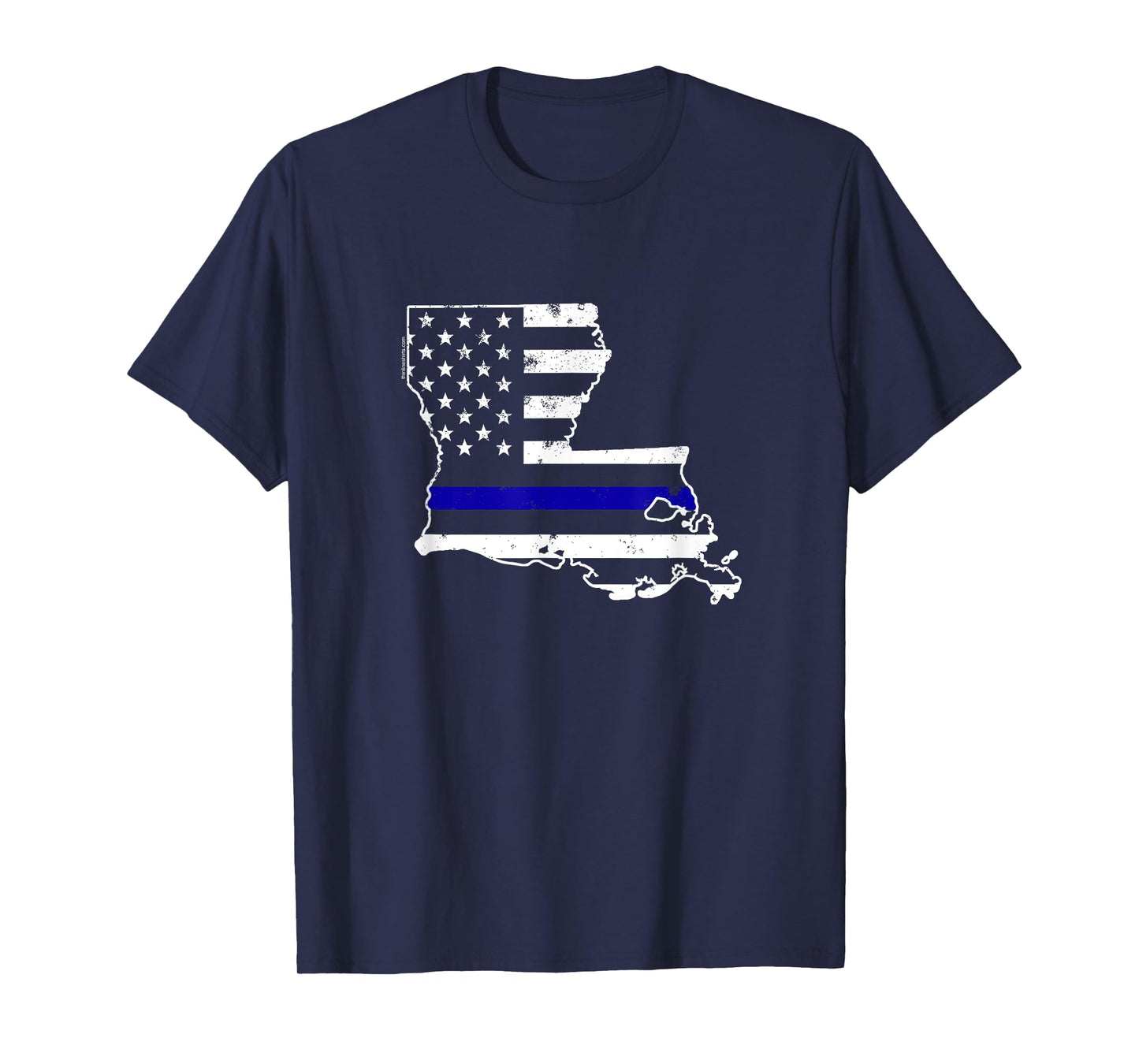 Louisiana Thin Blue Line Police T-Shirt T-Shirt