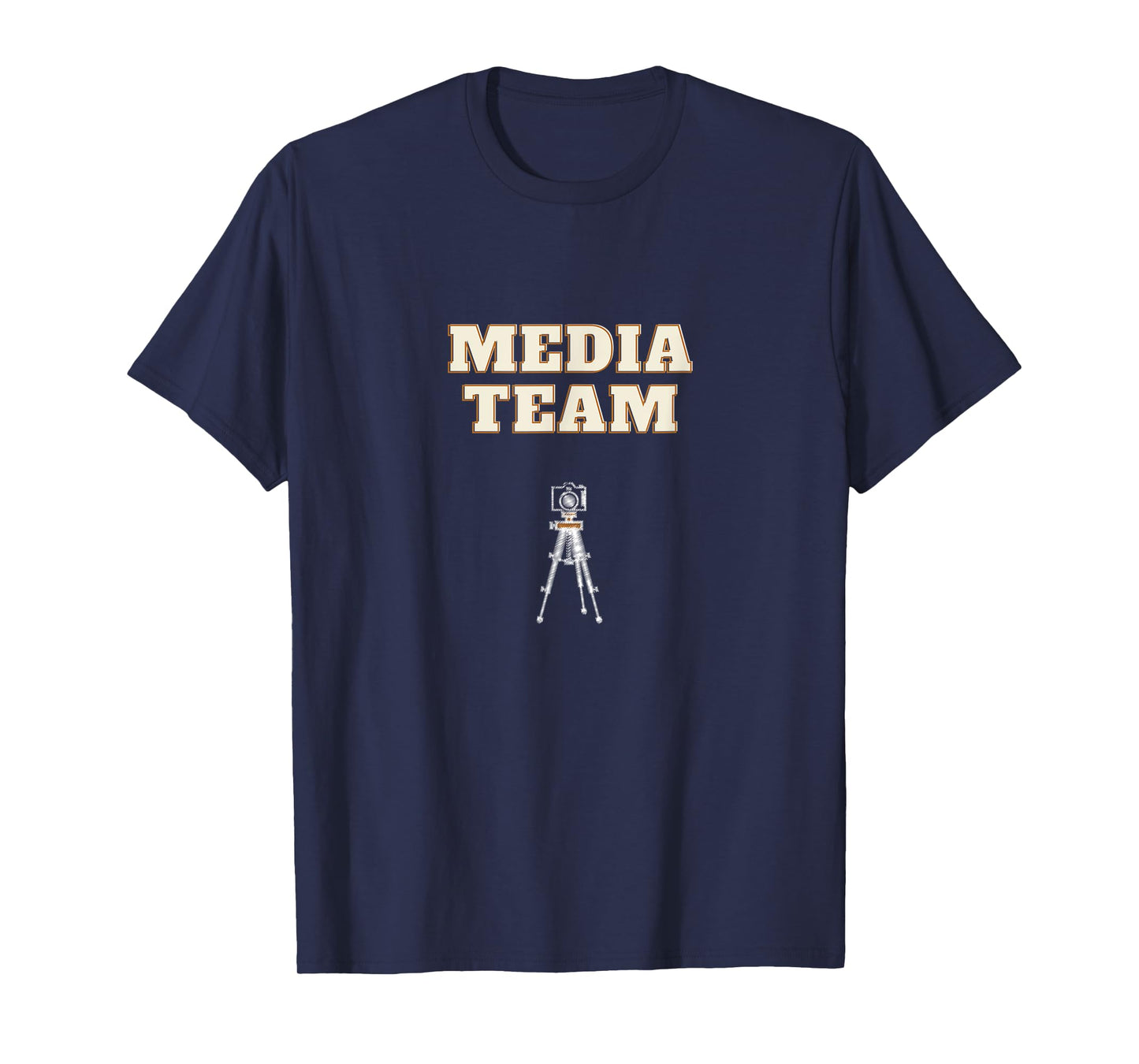 MEDIA TEAM Front Design, for Production and Videographer T-Shirt