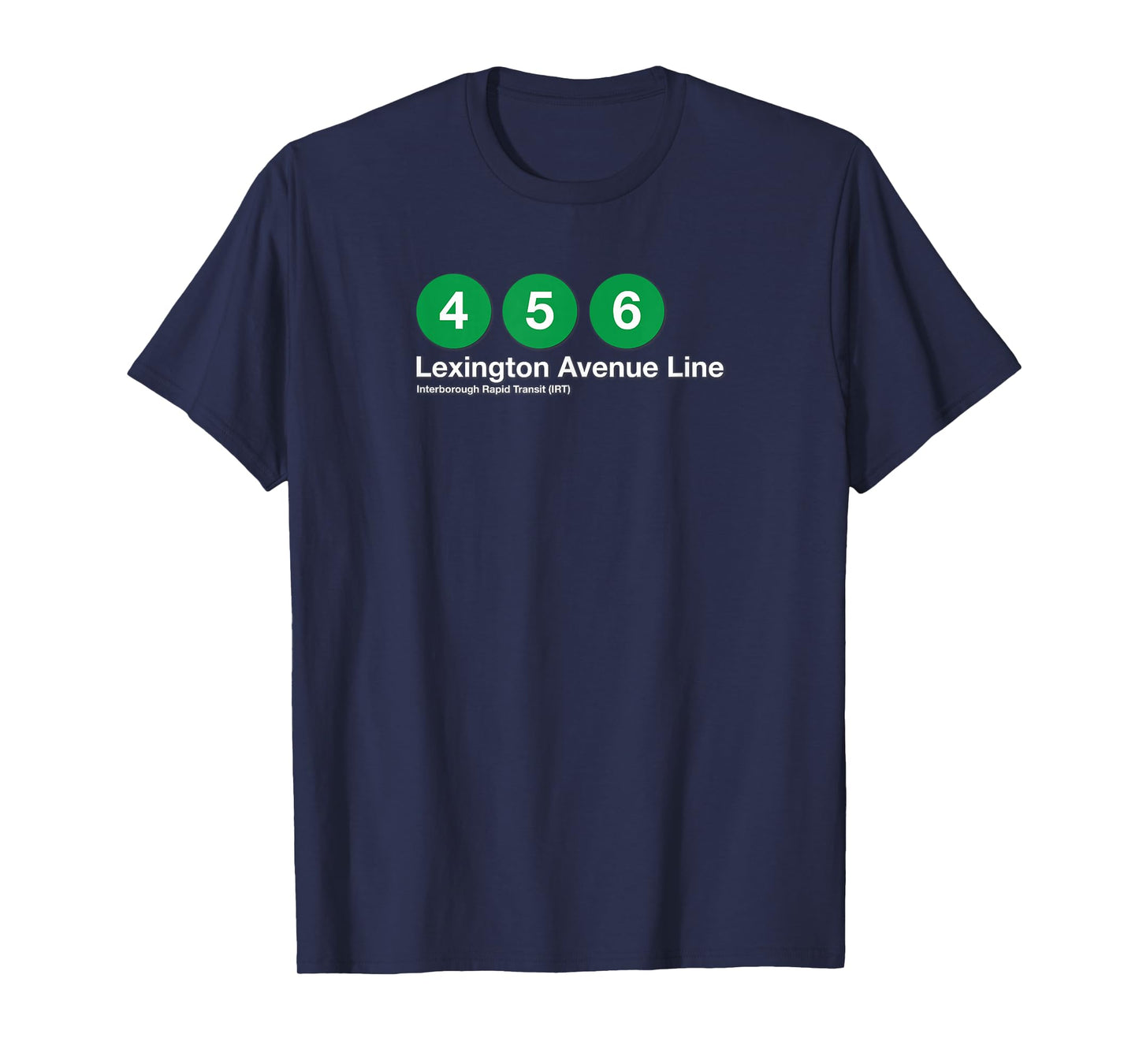 4 5 6 (IRT) Lexington Avenue Line NYC Subway Train Tribute T-Shirt