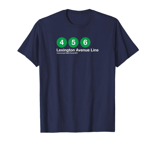 4 5 6 (IRT) Lexington Avenue Line NYC Subway Train Tribute T-Shirt