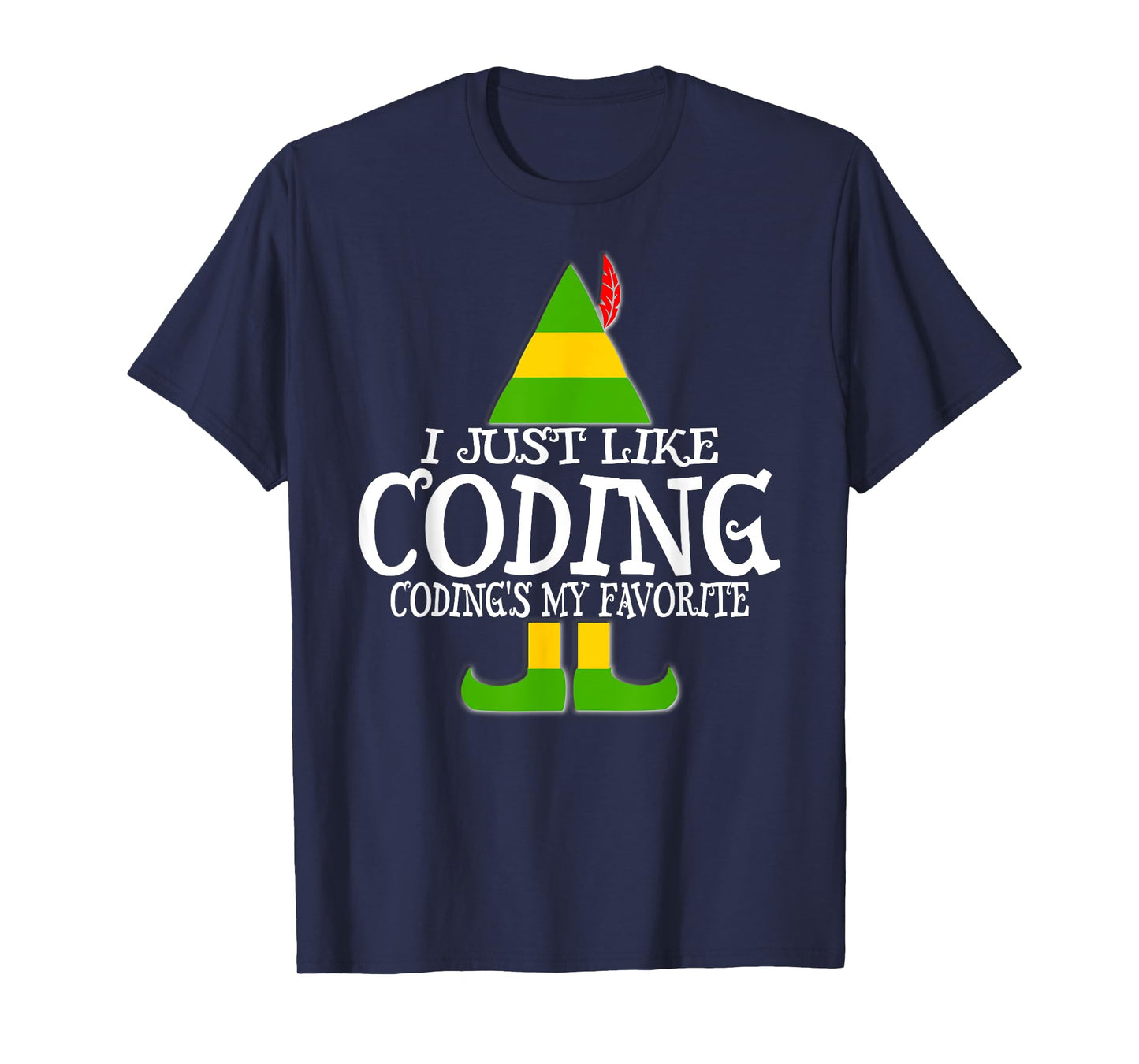 CODING ELF Christmas Computer Medical Coder Program T-Shirt
