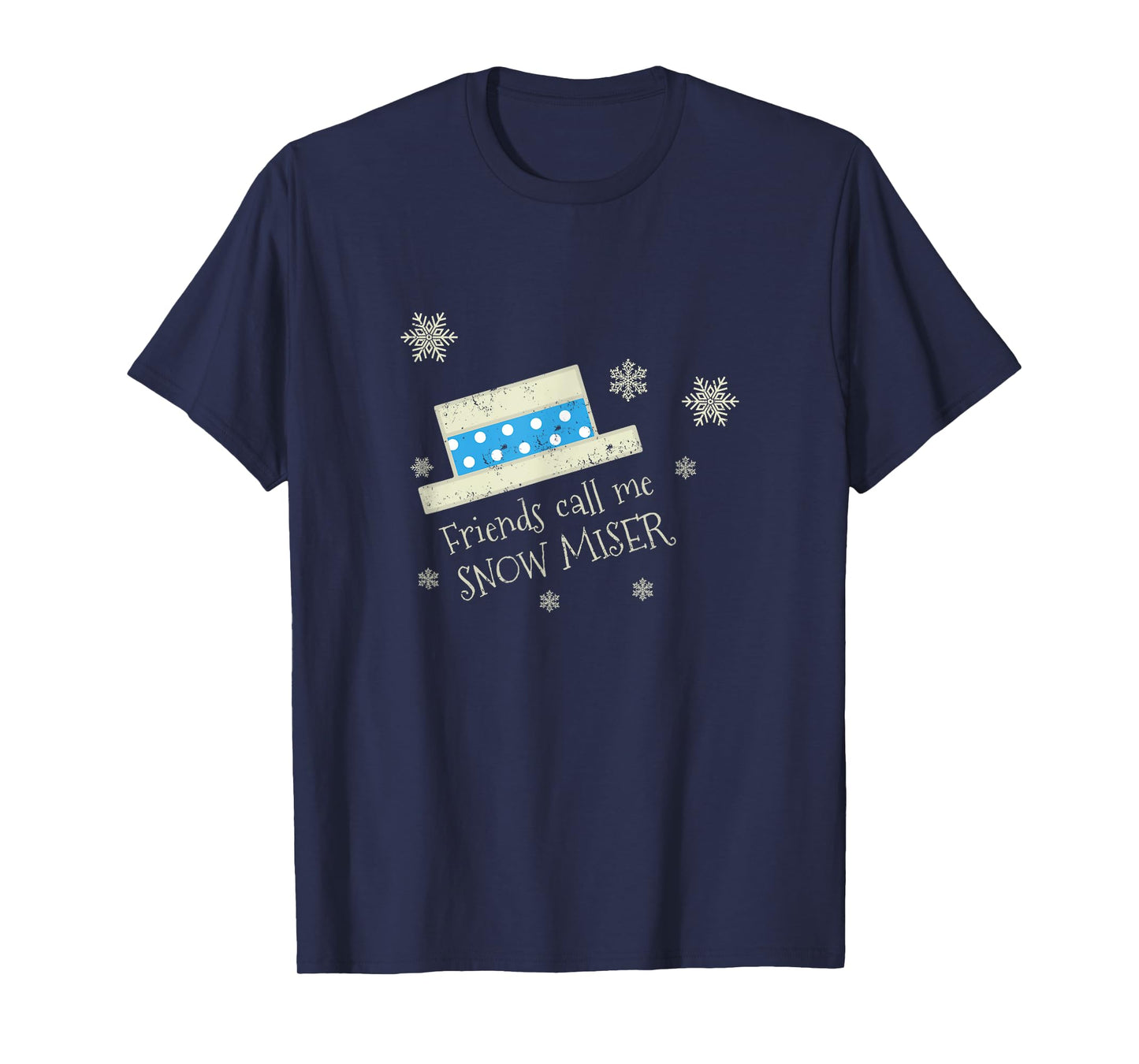 Friends Call me Snow Miser Funny Christmas Hat Shirt T-Shirt