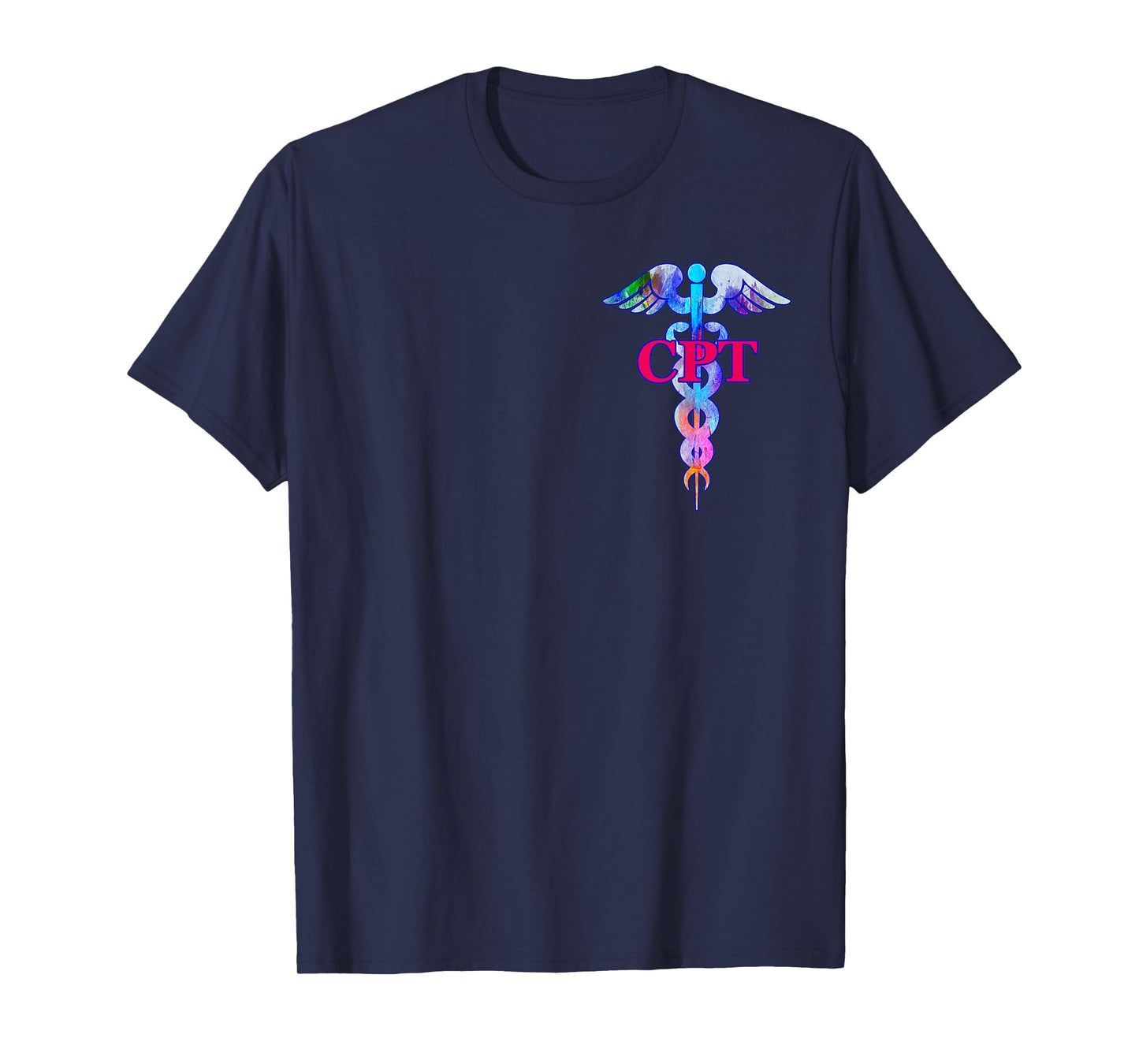 Certified Phlebotomy Technician CPT Caduceus Medical Symbol T-Shirt