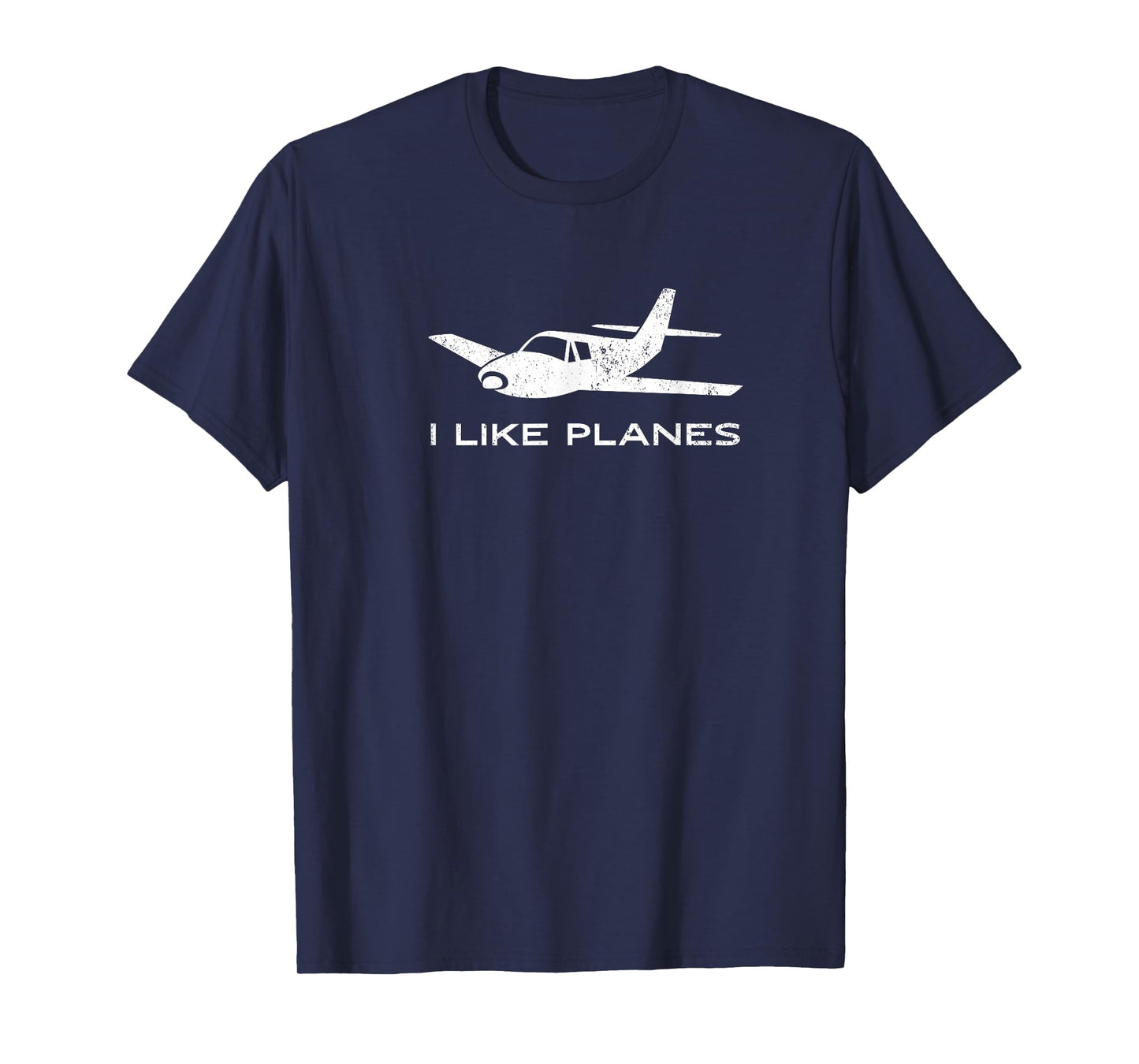 Aviation I Like Planes Vintage T-Shirt Gift Men Women Kids T-Shirt