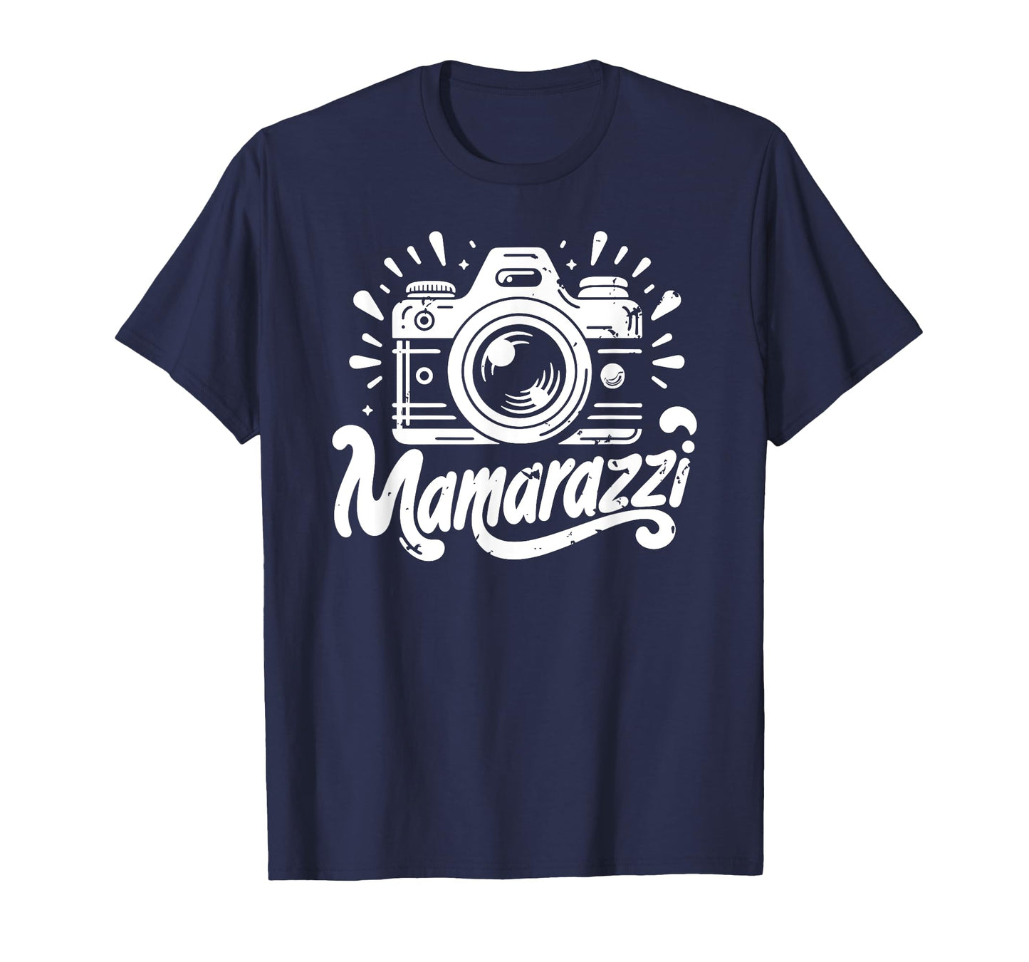 Mamarazzi Funny Mom Photographer Retro Camera T-Shirt