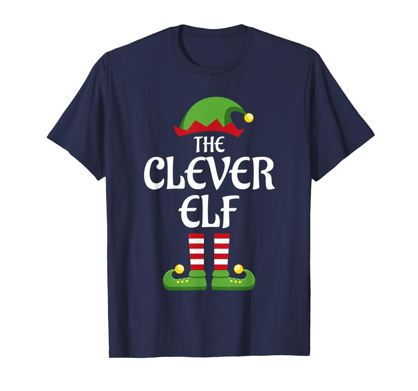 Clever Elf Family Matching Group Christmas Smart T-Shirt