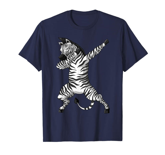 Funny Zebra Dab Dabbing Zoo Africa Safari Animal Lover Gifts T-Shirt