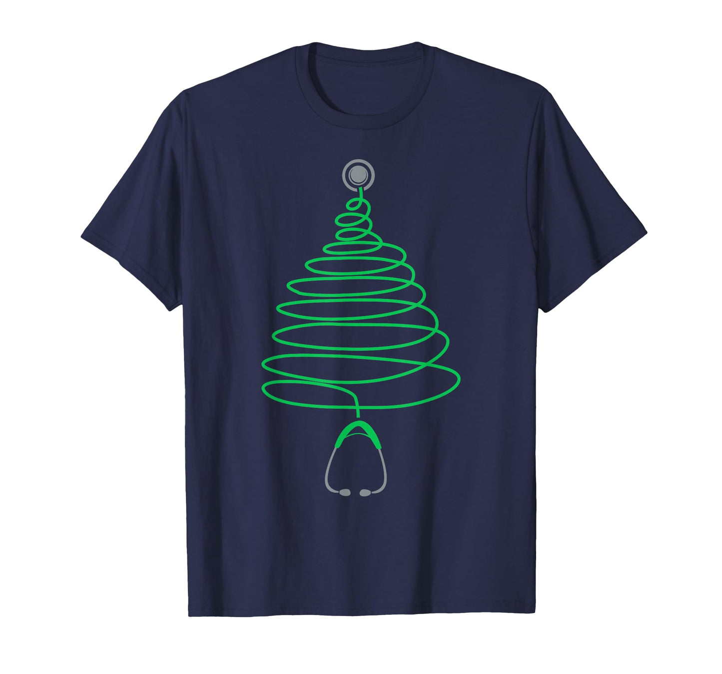 Christmas Tree Stethoscope Nurse Doctor Xmas RN Nursing T-Shirt