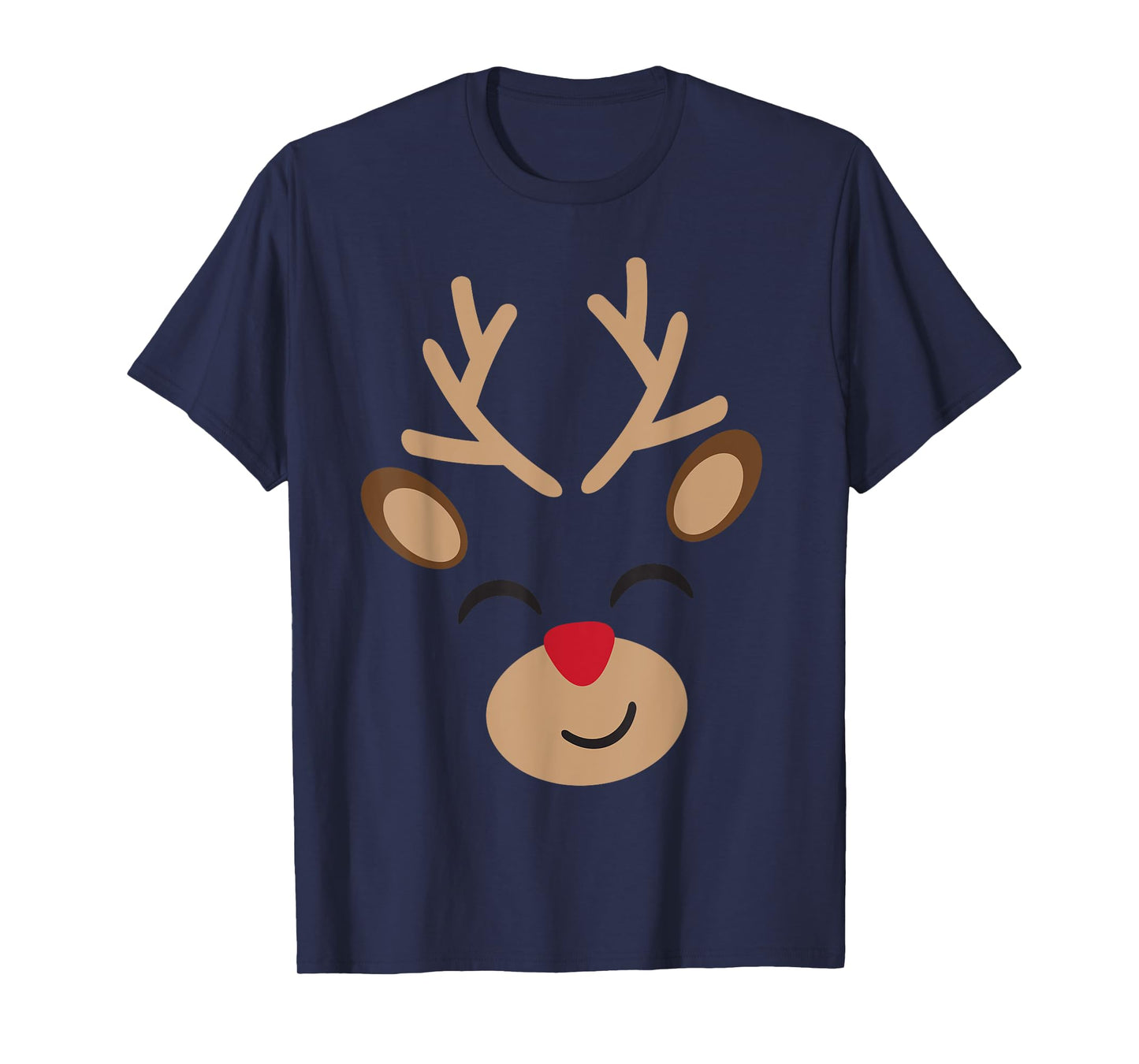Adorable Reindeer Holiday Graphic - Festive Christmas Design T-Shirt