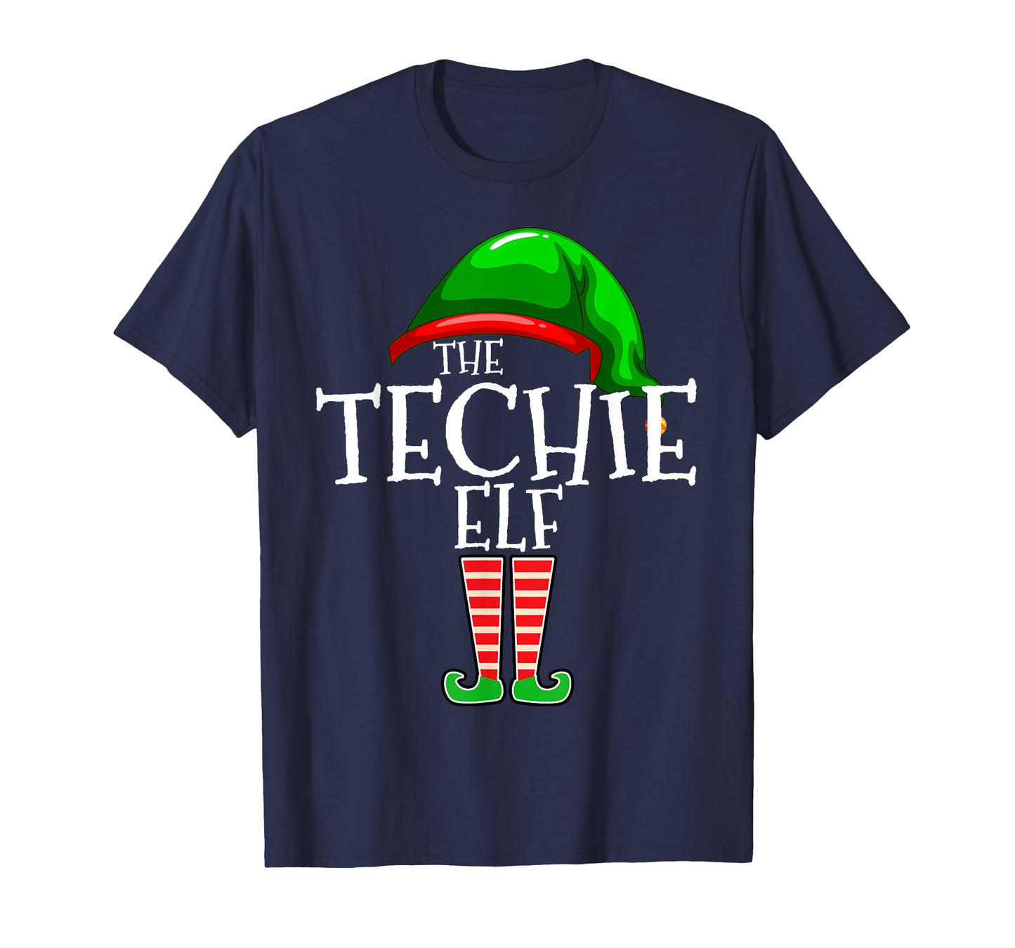 The Techie Elf Family Matching Group Christmas T-Shirt