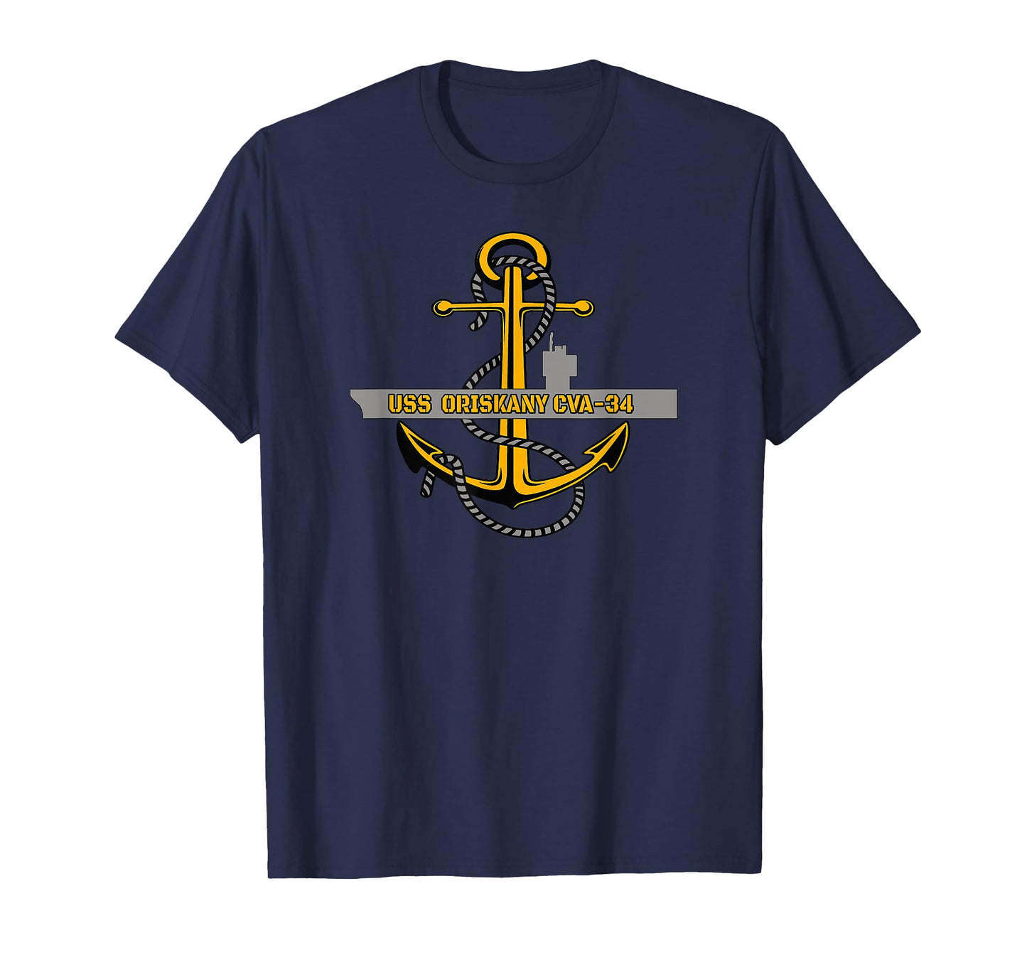 Aircraft Carrier USS Oriskany CVA-34 Veterans Day Grandpa T-Shirt