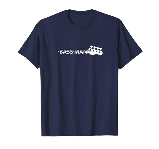 Bass Man Instrument Player Rhythm Music T-Shirt