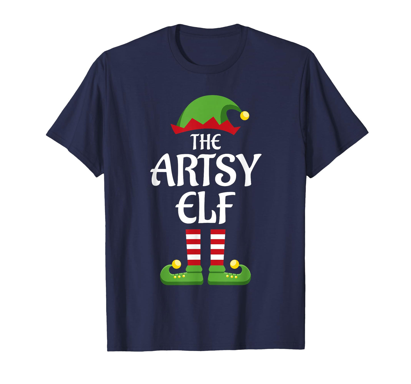 Artsy Elf Family Matching Group Christmas T-Shirt