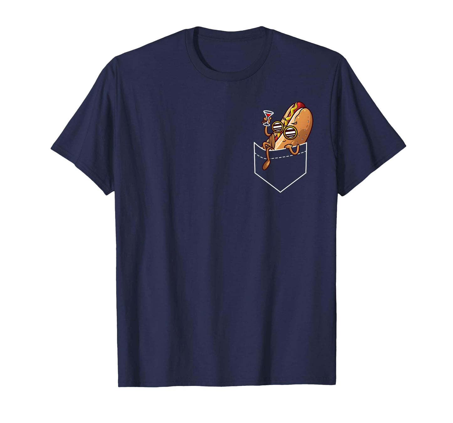 Cool Hot Dog Design For Men Women Kids Dish Hot Dog Lovers T-Shirt