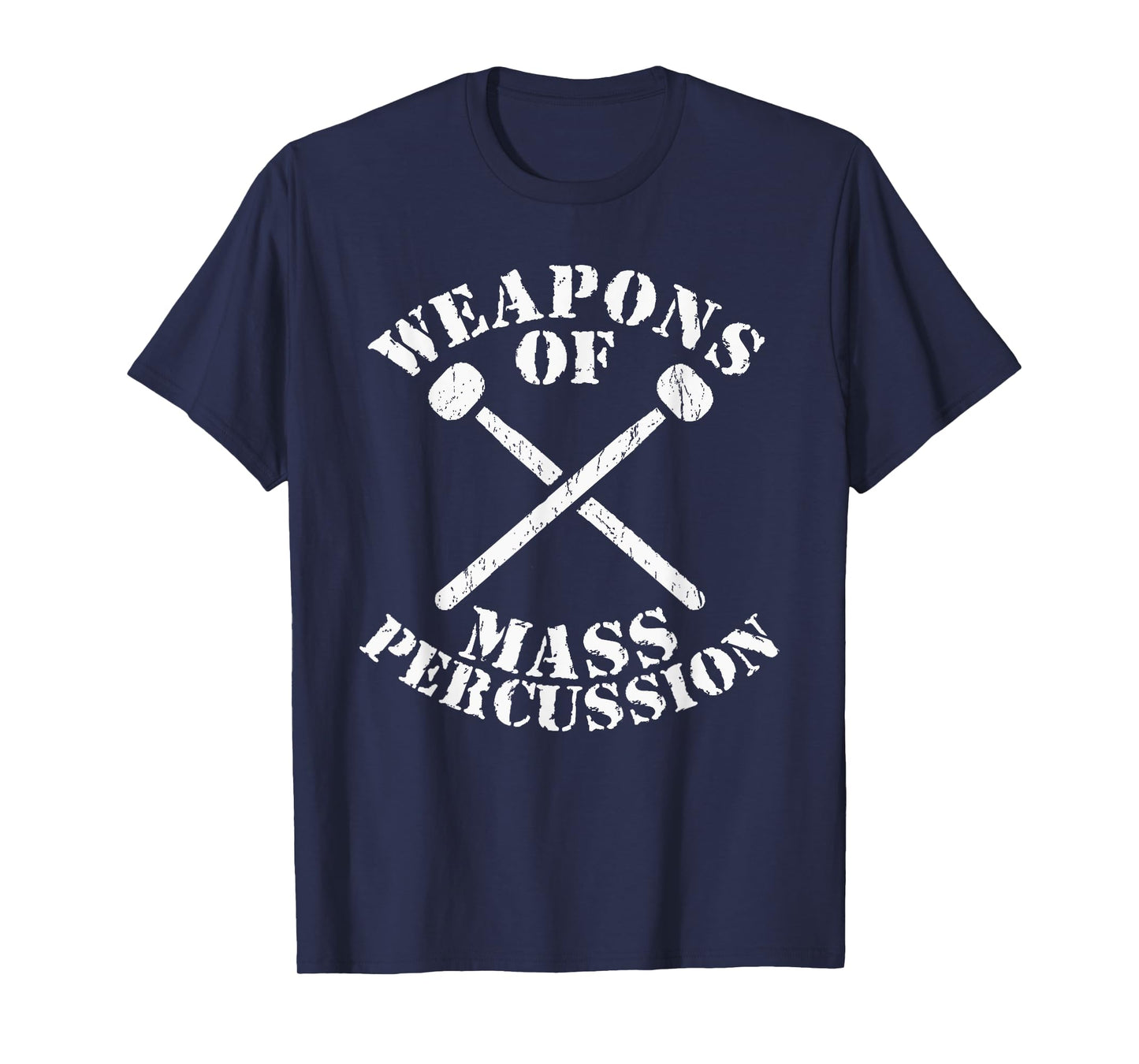Weapons Of Mass Percussion Funny Drummer Pun Gift T-Shirt T-Shirt