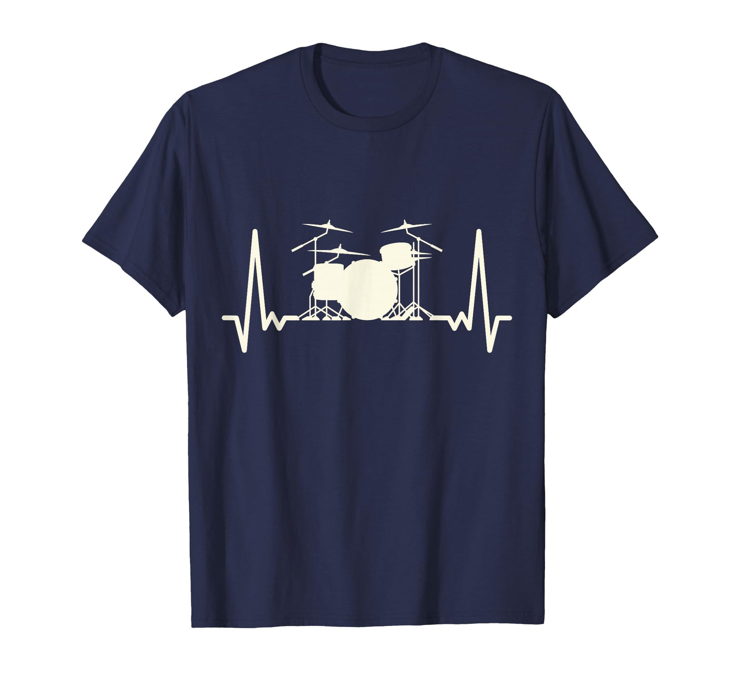 Drummer Gifts For Men & Women Drumming Heartbeat Drummer T-Shirt