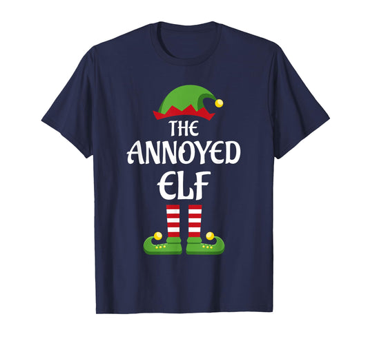 Annoyed Elf Family Matching Group Christmas T-Shirt