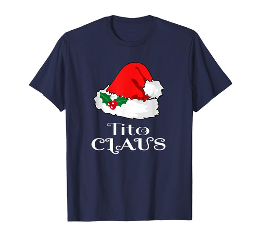 Christmas Tito Claus Matching Pinoy Pajama Santa Hat T-Shirt T-Shirt