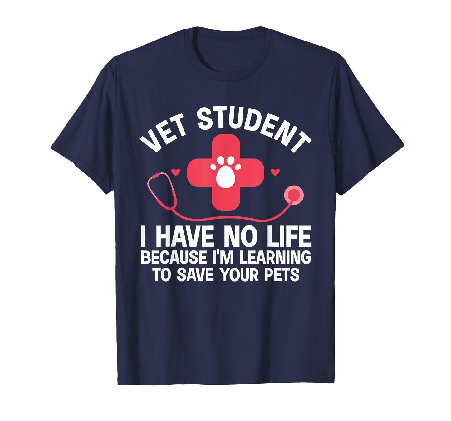 Cool Veterinarian Student Art For Men Women Veterinary Vet T-Shirt