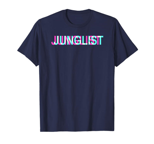 Junglist Movement I Drum n Bass Trippy Glitch Junglist T-Shirt