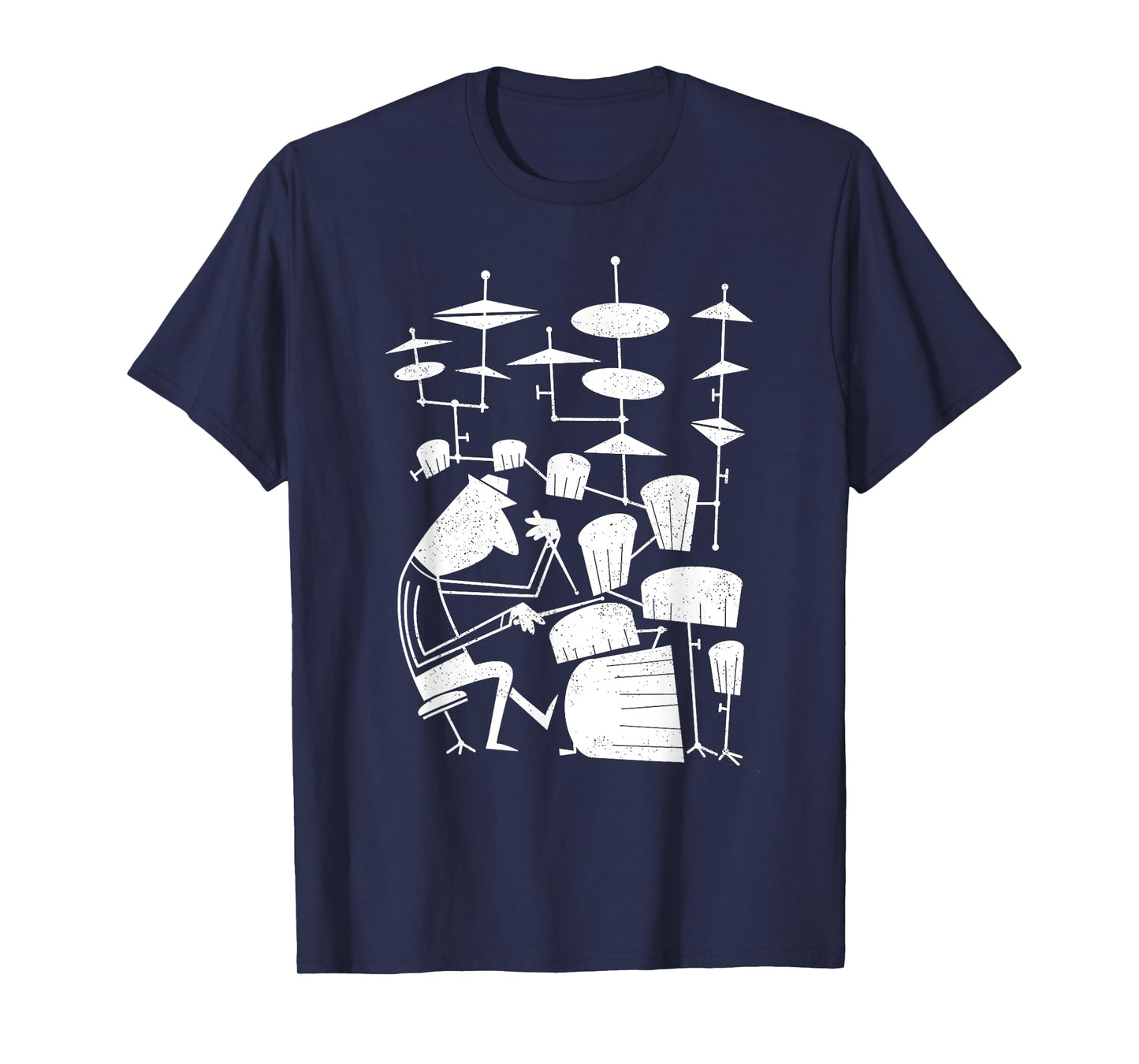Play That Beat Drummer Drums Classic Jazz Rock Vintage T-Shirt