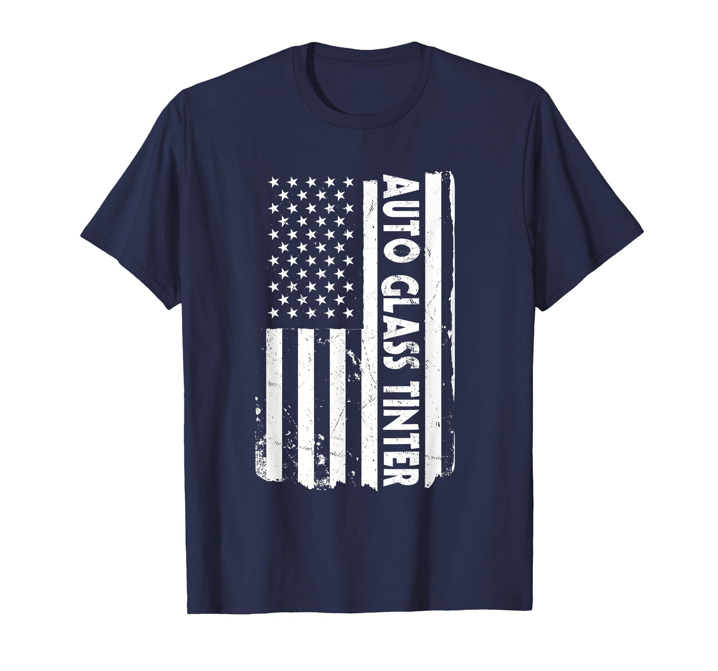 USA Flag Auto Glass Tinter Outfit Tinted Window America T-Shirt