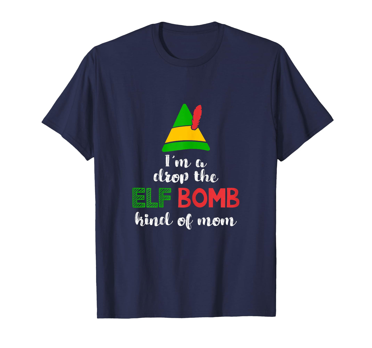 Cussing Christmas Tshirt Funny Elf Bomb For Moms Shirt