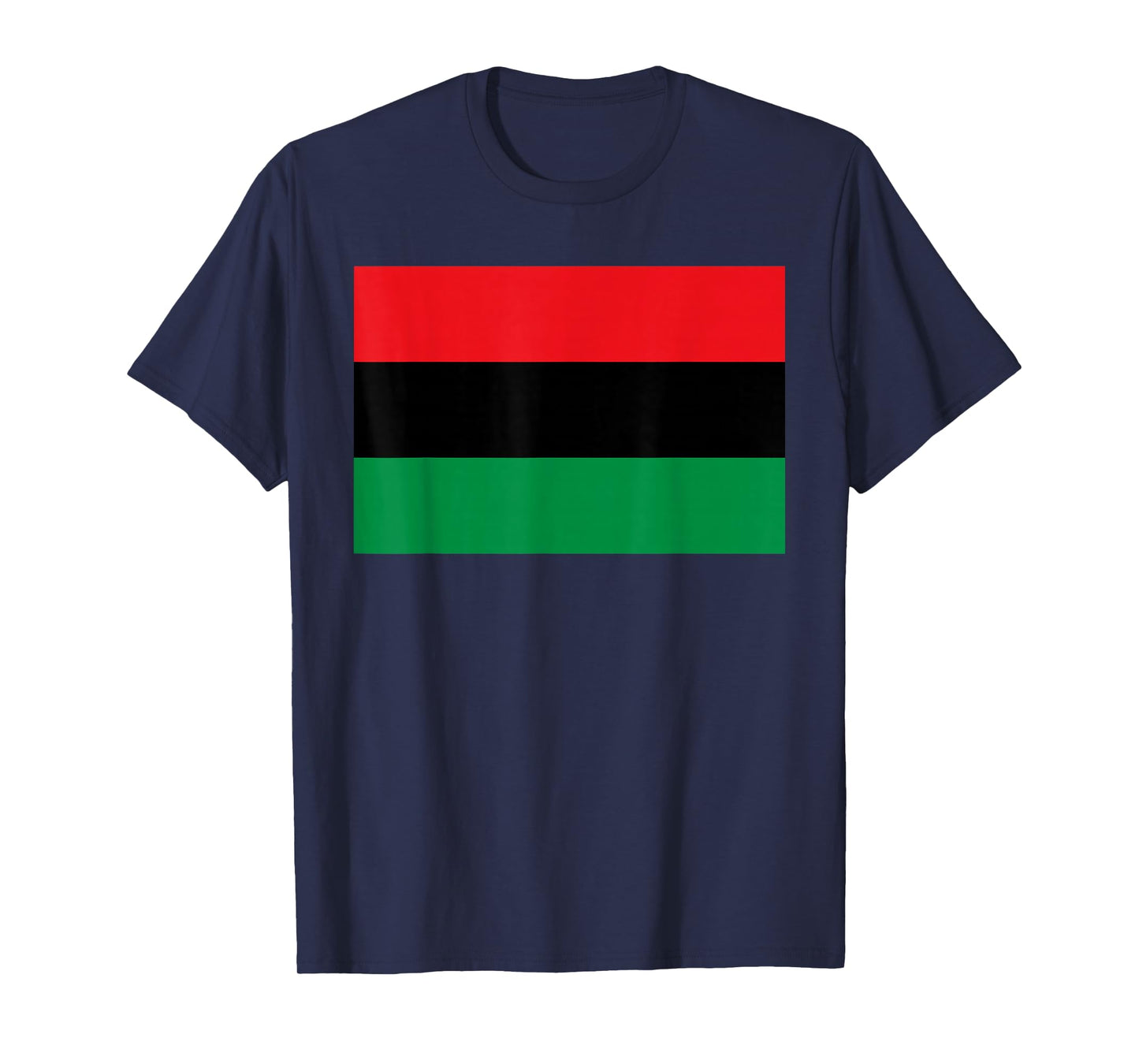 Pan African UNIA Flag Black Liberation Flag Afro-American T-Shirt Small