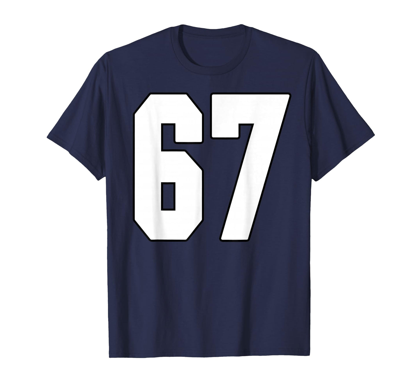 Big #67 Jersey Number 67 Uniform Biggest Fan Favorite Player T-Shirt