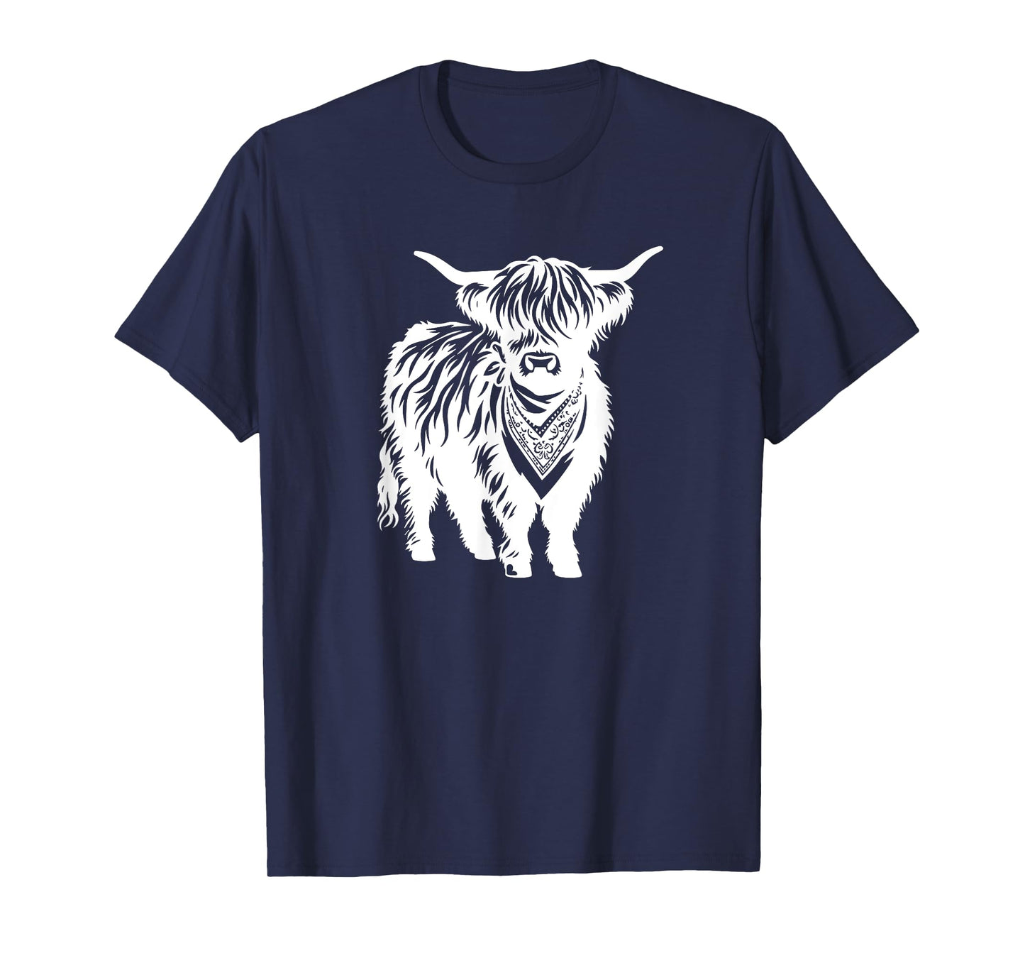 Cute Highland Cow Lover Farmer Men Women Boys Girls Cows T-Shirt