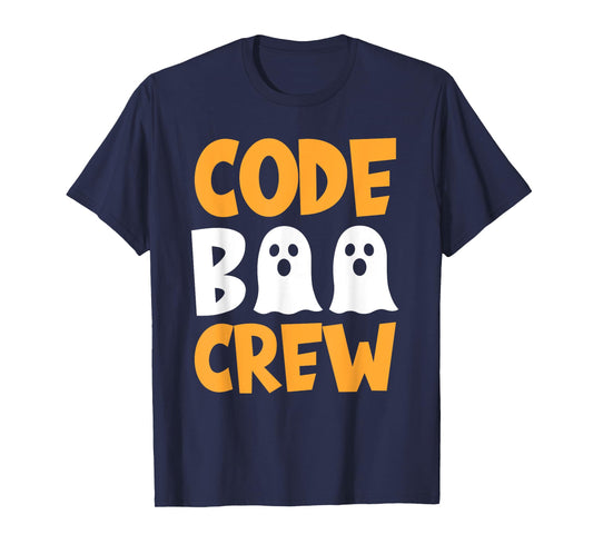 Code Boo Crew Spooky Nurse Halloween T-Shirt