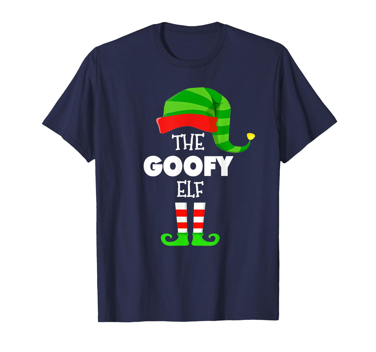 The GOOFY ELF Group Matching Family Christmas PJS T-Shirt