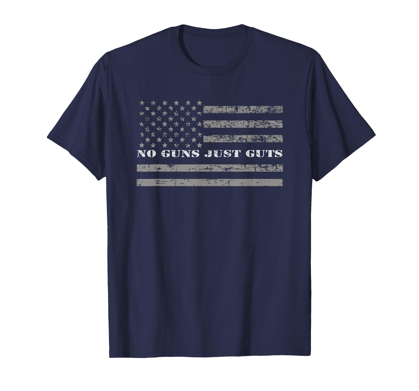 No Guns Just Guts Correctional Officer Flag T-Shirt T-Shirt